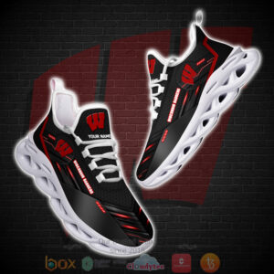 Nfl Wisconsin Badgers Personalized Clunky Max Soul Shoes