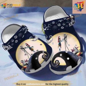 Nightmare Before Christmas Halloween Classic Crocs Clog Shoes