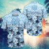 North Carolina Tar Heels Mini Flowered Aloha Hawaiian Shirt