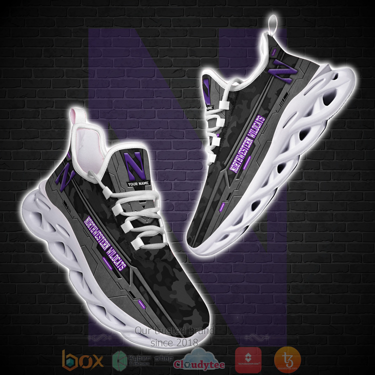 Northwestern Wildcats Men’S Basketball Personalized Clunky Max Soul Shoes Northwestern Wildcats Men’S Basketball Personalized Clunky Max Soul Shoes