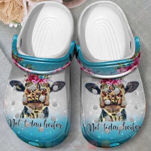 Not Today Heifer Crocband Crocs Clog Shoes