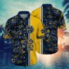 Notre Dame Fighting Irish Botanical Flowers Hawaiian Shirt