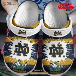 Notre Dame Fighting Irish Unisex Fashion Style For Unisex & Kids Crocs Clog Shoes