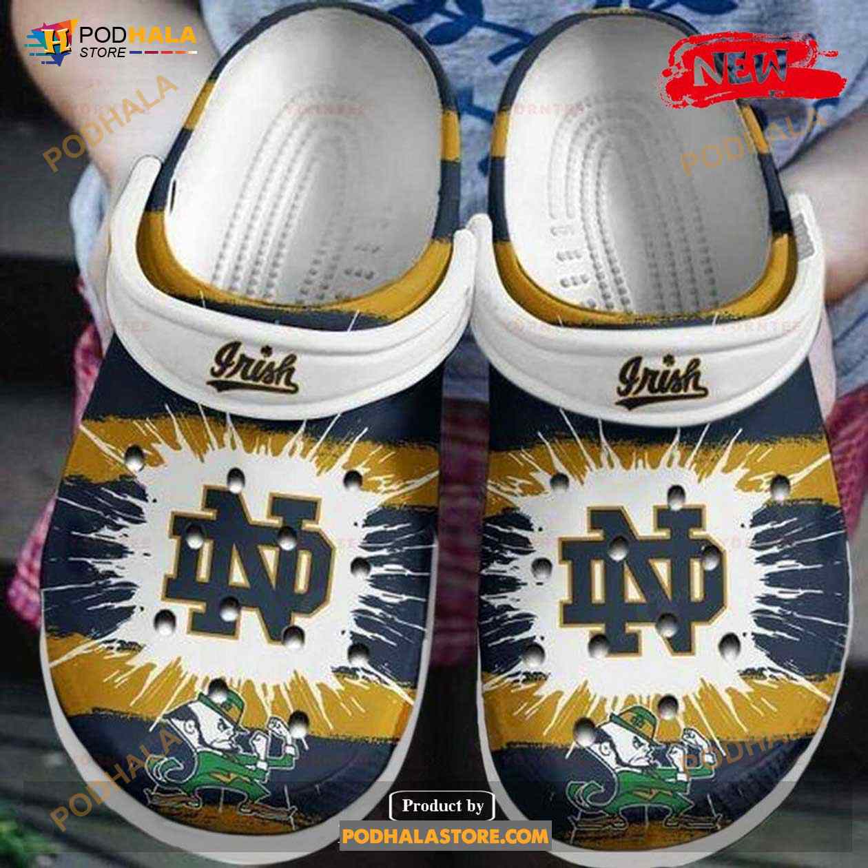 Notre Dame Fighting Irish Unisex Fashion Style For Unisex & Kids Crocs Clog Shoes Notre Dame Fighting Irish Unisex Fashion Style For Unisex & Kids Crocs Clog Shoes