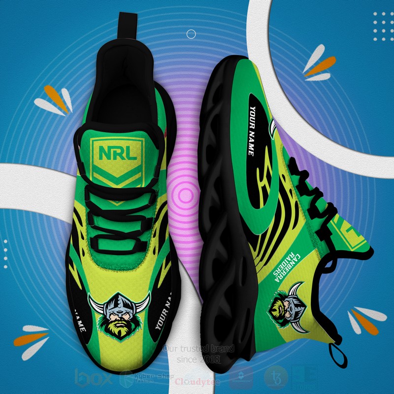 Nrl Canberra Raiders Personalized Clunky Max Soul Shoes Nrl Canberra Raiders Personalized Clunky Max Soul Shoes