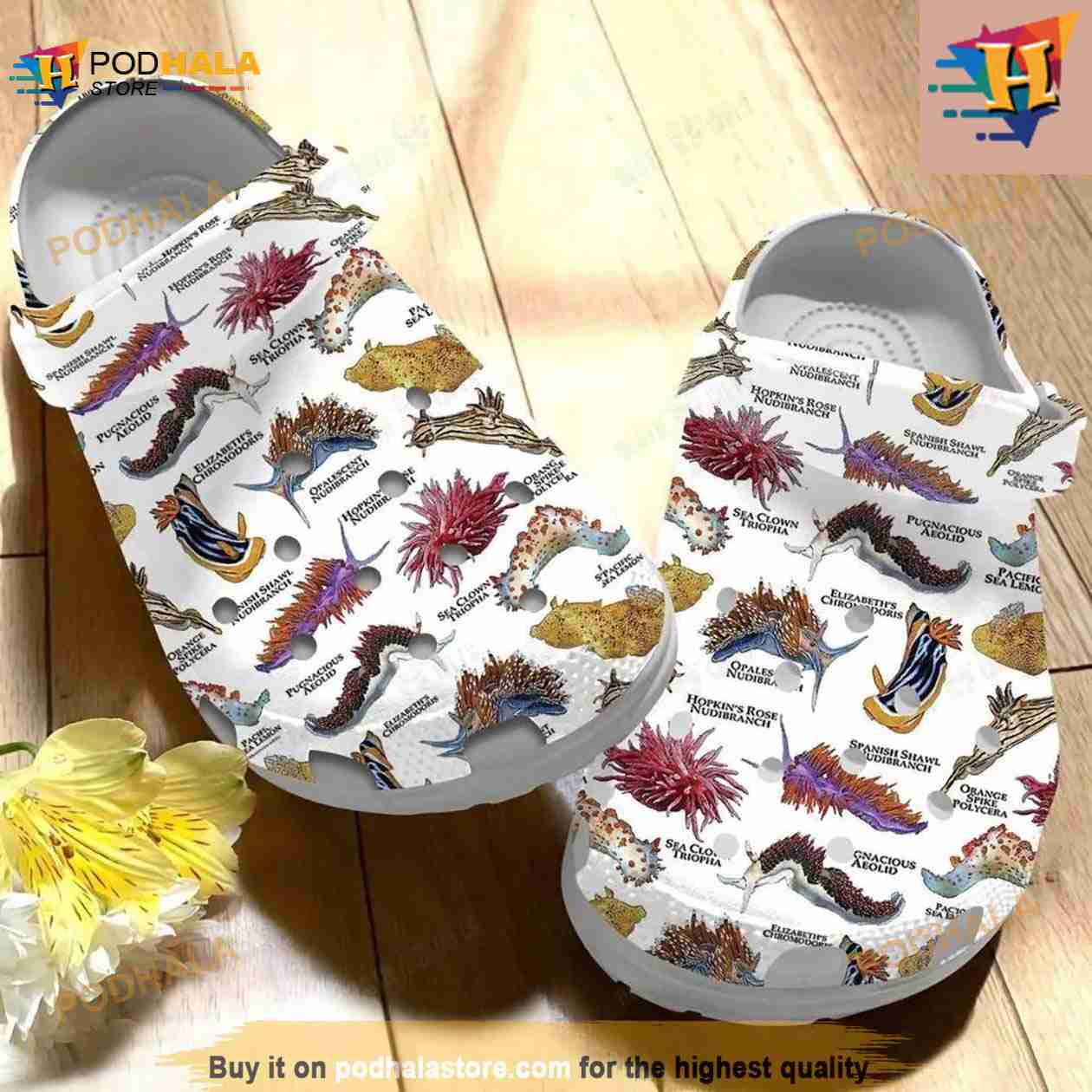 Nudibranchs Of The World Classic Crocs Clog Shoes Nudibranchs Of The World Classic Crocs Clog Shoes