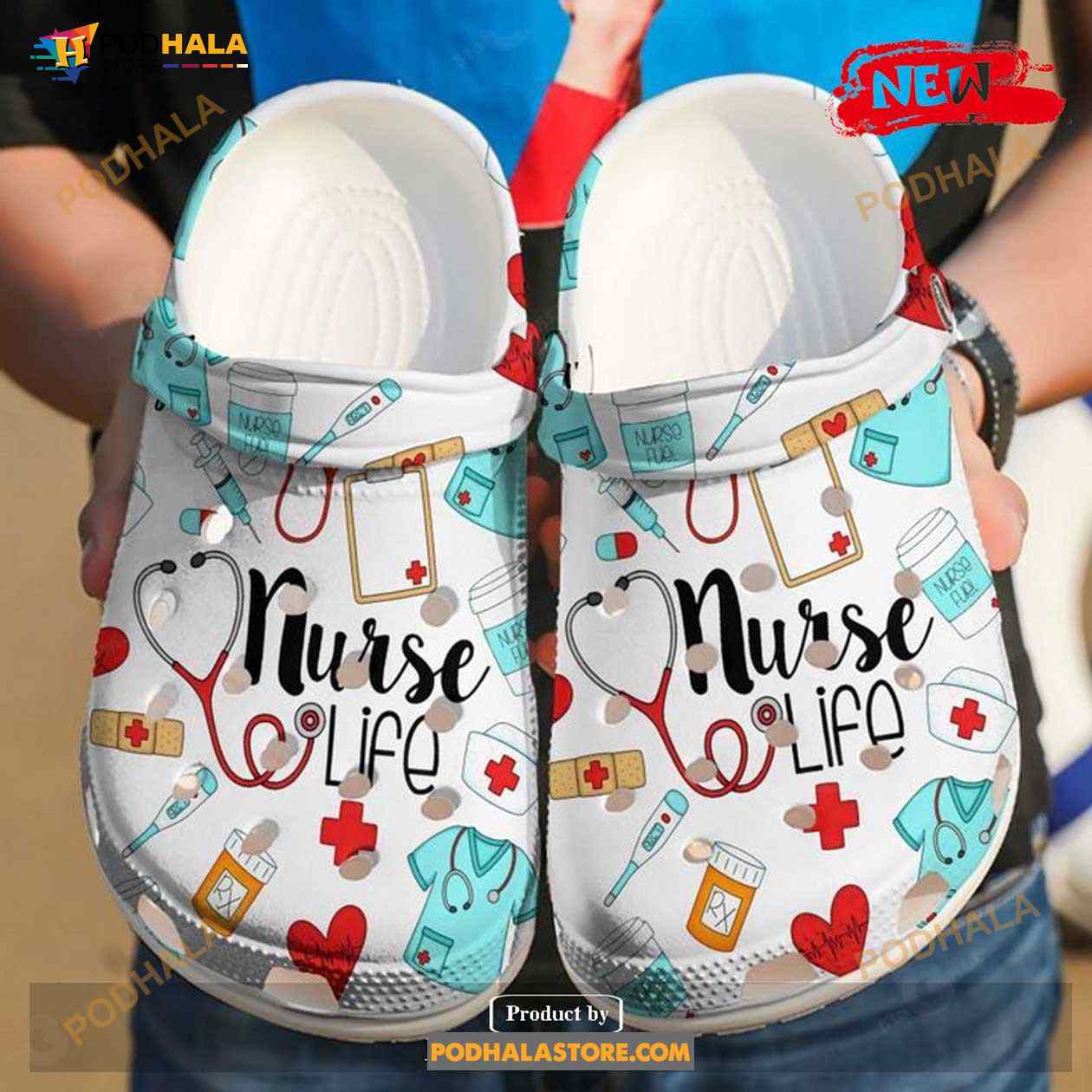 Nurse Life Watercolor For Unisex & Kids Crocs Clog Shoes Nurse Life Watercolor For Unisex & Kids Crocs Clog Shoes