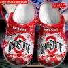 Ohio State Buckeyes Football Ncaa Gift Comfy Footwear For Fan Crocs Clog Shoes