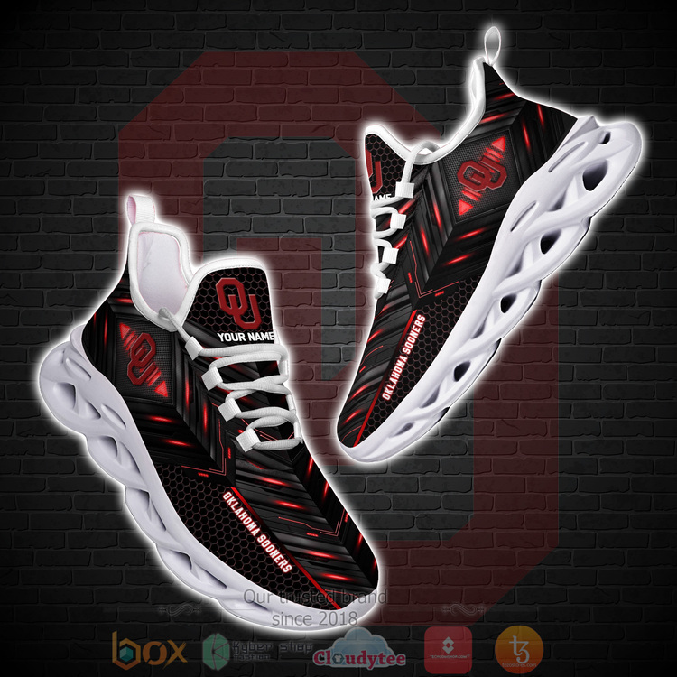 Oklahoma Sooners Ncaa Personalized Clunky Max Soul Shoes Oklahoma Sooners Ncaa Personalized Clunky Max Soul Shoes