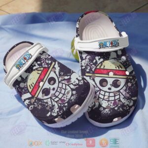 One Piece Monkey D Luffy Icons White-Purple Anime Crocband Crocs Clog Shoes