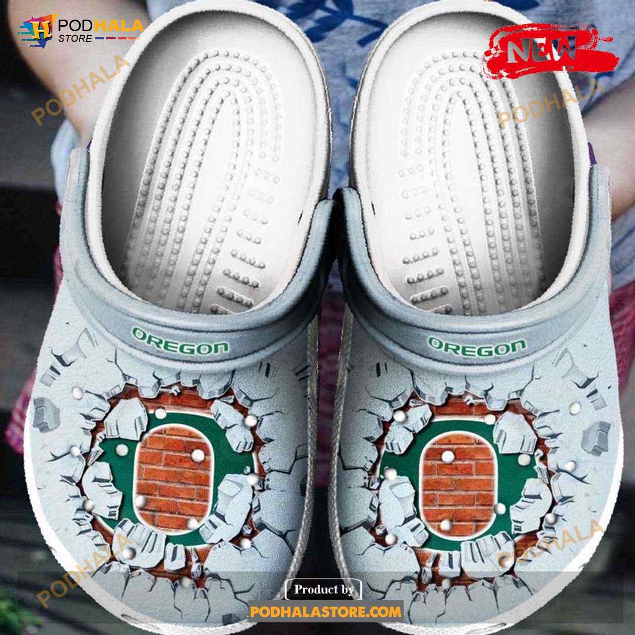 Oregon Ducks Broken Brick Gift For Fan Crocs Crocband Clogs Comfy Footwear Oregon Ducks Broken Brick Gift For Fan Crocs Crocband Clogs Comfy Footwear