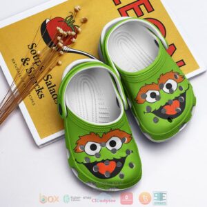 Oscar The Grouch Crocs Crocband Shoes