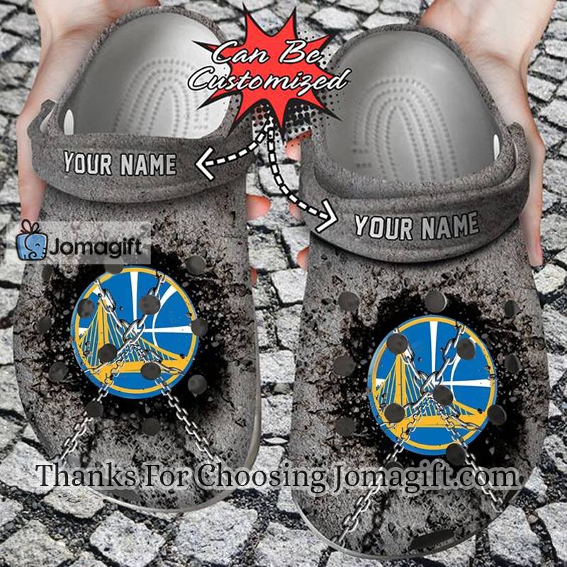 Outstanding-Custom-Name-Warriors-Crocs-Gift-1
