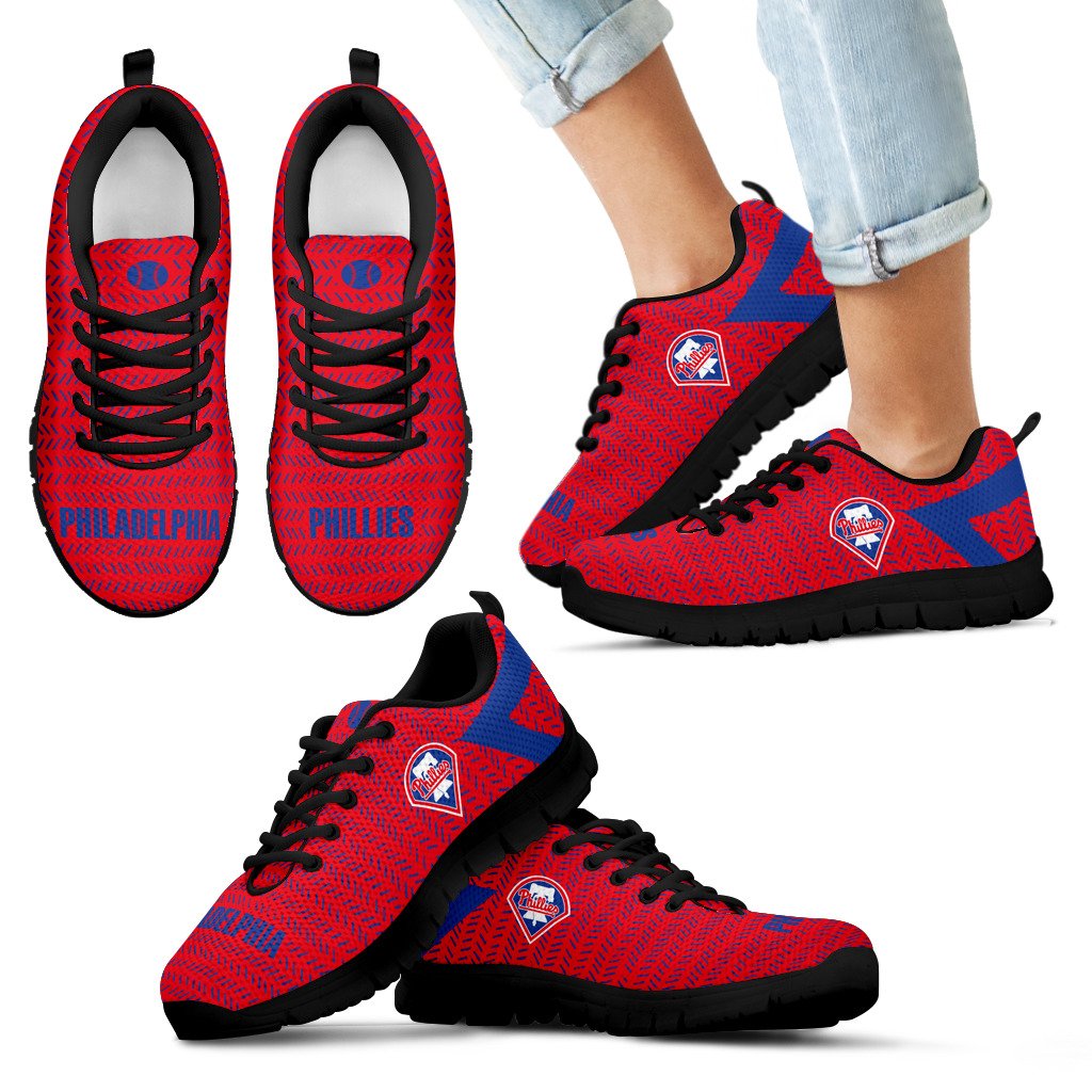 Pattern Logo Slide In Line Philadelphia Phillies Sneakers Pattern Logo Slide In Line Philadelphia Phillies Sneakers