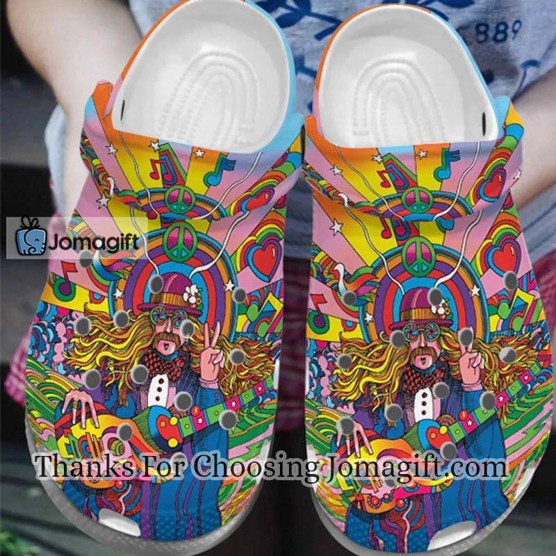 Peace-Man-Hippie-Style-Crocs-Gift-1