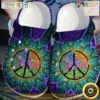 Peace Trippy Hippie Custom Crocs Shoes Clogs