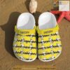 Peanuts Snoopy Yellow Pattern Crocs Clog Slippers
