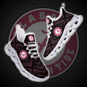 Personalized Alabama Crimson Tide Custom Clunky Max Soul Shoes