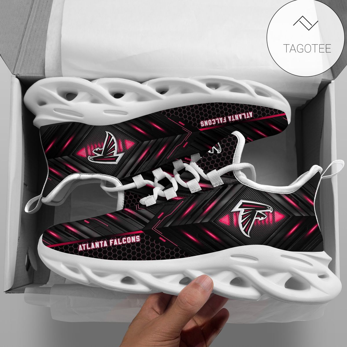 Personalized Atlanta Falcons Football Team Clunky Sneakers Max Soul Shoes Personalized Atlanta Falcons Football Team Clunky Sneakers Max Soul Shoes