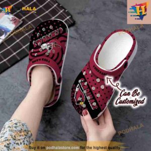 Personalized Atlanta Falcons Polka Dots Colors Crocs Clog Shoes
