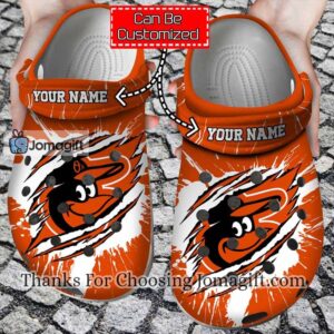 [Personalized] Baltimore Orioles Ripped Claw Crocs Gift