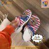 Personalized Baltimore Ravens American Flag Breaking Wall Crocs Clog Shoes