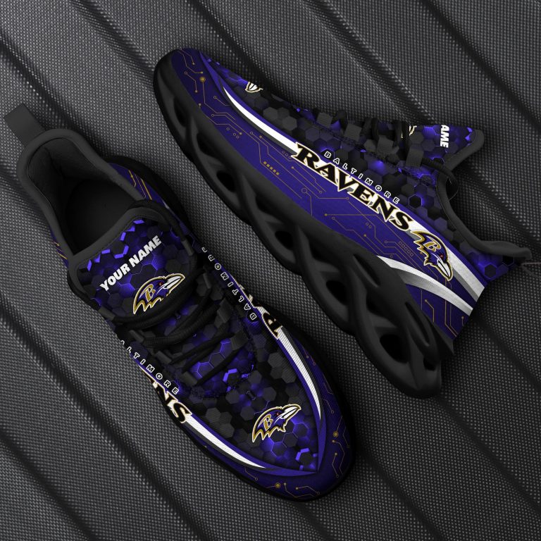 Personalized-Baltimore-Ravens-Football-Team-Clunky-Max-Soul-Shoes-1