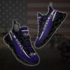 Personalized Baltimore Ravens Football Team Clunky Max Soul Shoes