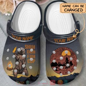 Personalized Bear Shuh Duh Fuh Cup Custom Crocs Crocband Shoes