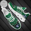 Personalized Byu Cougars Ncaa Saint Patrick S Day Shamrock Custom Name Clunky Max Soul Shoes Sneakers For Mens Womens