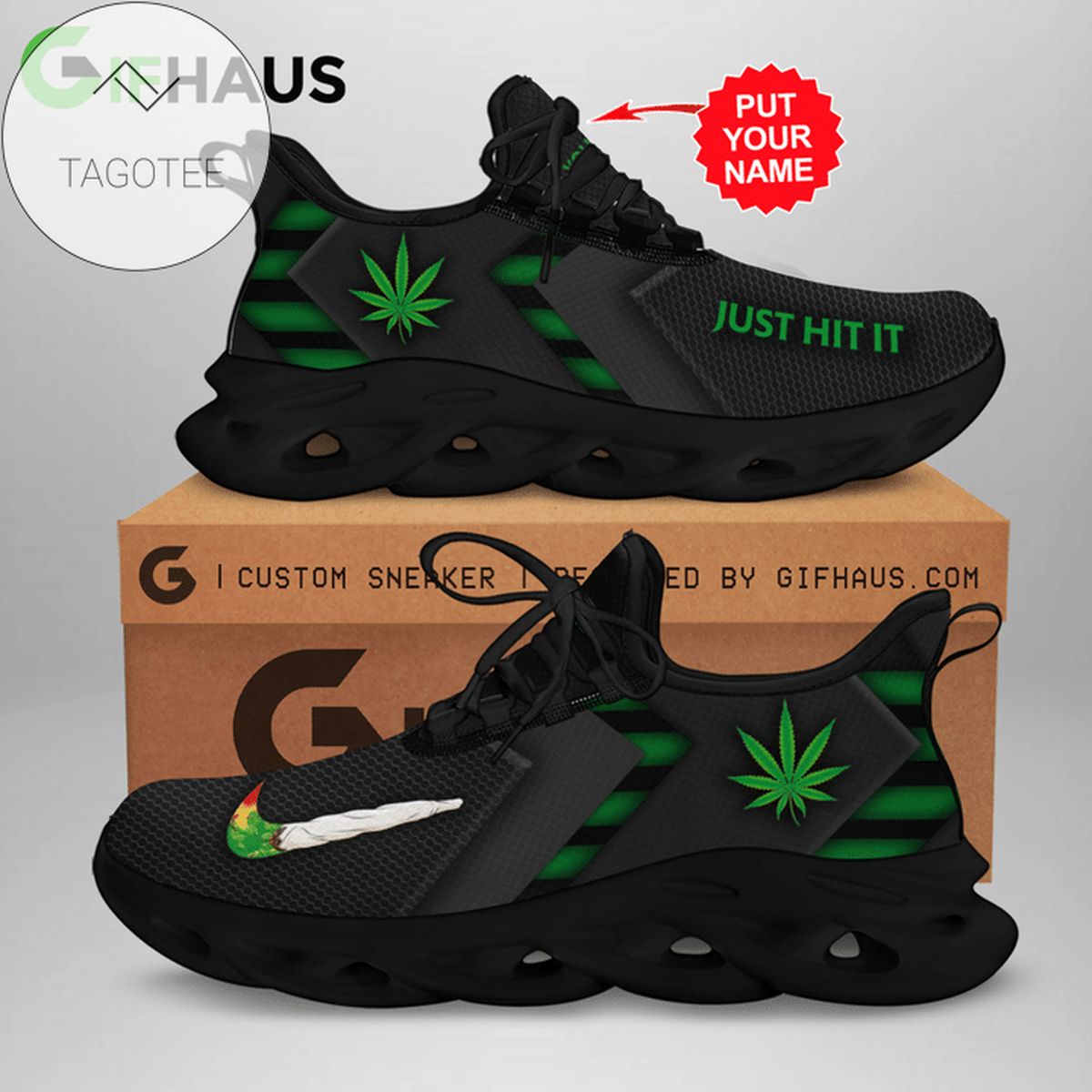 Personalized Cannabist Just Hit It Nike Max Soul Shoes Personalized Cannabist Just Hit It Nike Max Soul Shoes