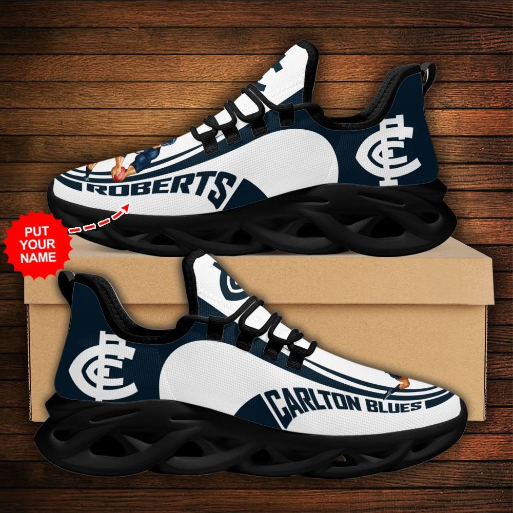 Personalized Carlton Blues Clunky Max Soul Shoes Personalized Carlton Blues Clunky Max Soul Shoes