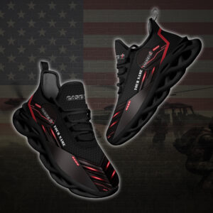 Personalized Case Ih Tractor Custom Black Clunky Max Soul Shoes