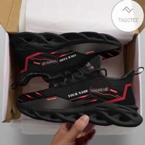Personalized Case Ih Tractor Shoes Custom Black Clunky Sneakers Max Soul Shoes