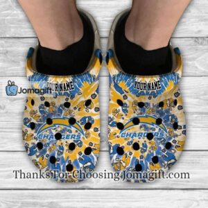 [Personalized] Chargers Grateful Dead Crocs Gift