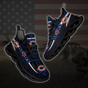 Personalized Chicago Bears Football Team Clunky Max Soul Shoes