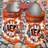 Personalized Cincinnati Bengals Hands Ripping Light Crocs Clog Shoes