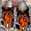 Personalized Cincinnati Bengals Team Helmets Crocs Clog Shoes