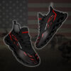 Personalized Claas Tractors Custom Black Clunky Max Soul Shoes