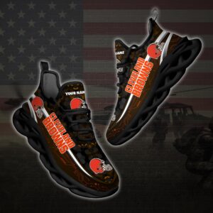 Personalized Cleveland Browns Football Team Clunky Max Soul Shoes
