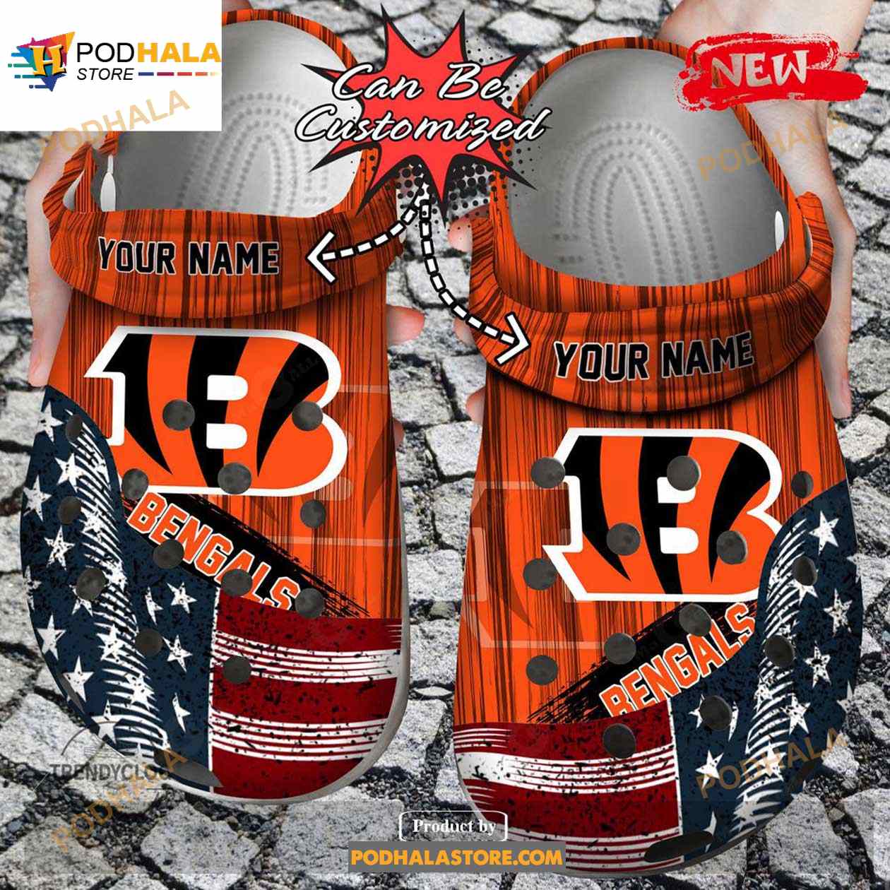 Personalized Crocs US Flag Cbengals New Crocs Clog Shoes Personalized Crocs US Flag Cbengals New Crocs Clog Shoes
