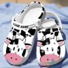 Personalized Dairy Cow Custom Crocs Crocband Shoes