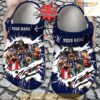 Personalized Dallas Cowboys Mascot Ripped Flag Clog Shoes Crocs