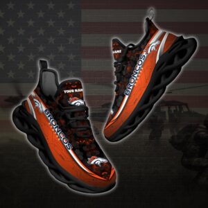 Personalized Denver Broncos Football Team Clunky Max Soul Shoes