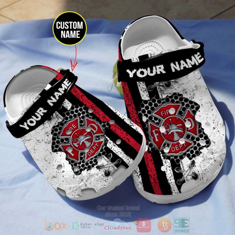 Personalized-Firefighter-Logo-Custom-Crocs-Crocband-Shoes-1