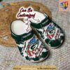 Personalized Green Bay Packers Football Ripped American Flag Crocs Clog Shoes