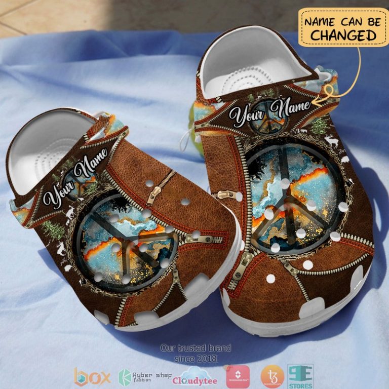 Personalized-Hippie-And-Into-The-Forest-Crocband-Shoes-1