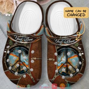 Personalized Hippie And Into The Forest Crocband Shoes
