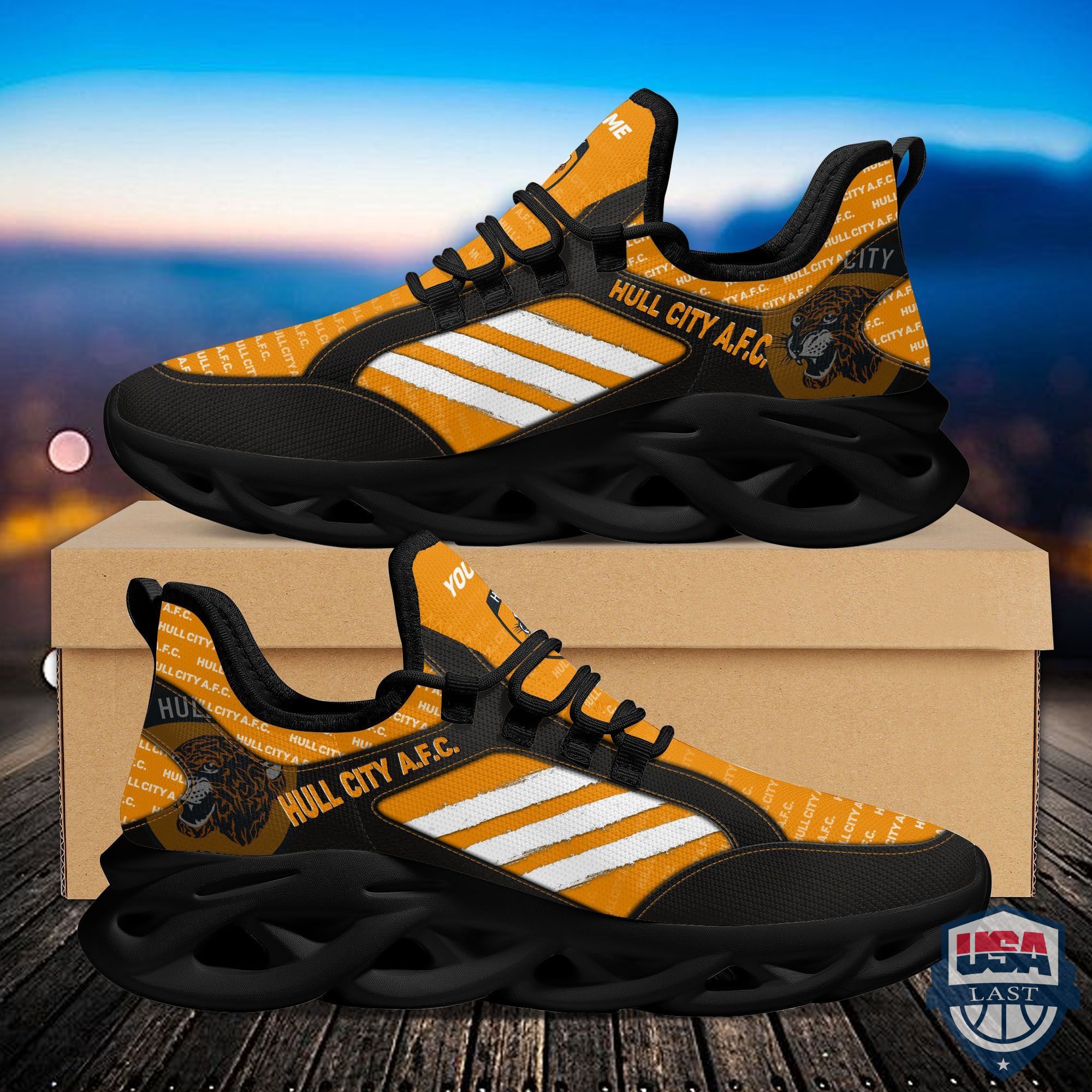 Personalized Hull City Afc Max Soul Sneakers Running Shoes Personalized Hull City Afc Max Soul Sneakers Running Shoes