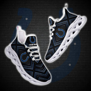 Personalized Indianapolis Colts Custom Clunky Max Soul Shoes